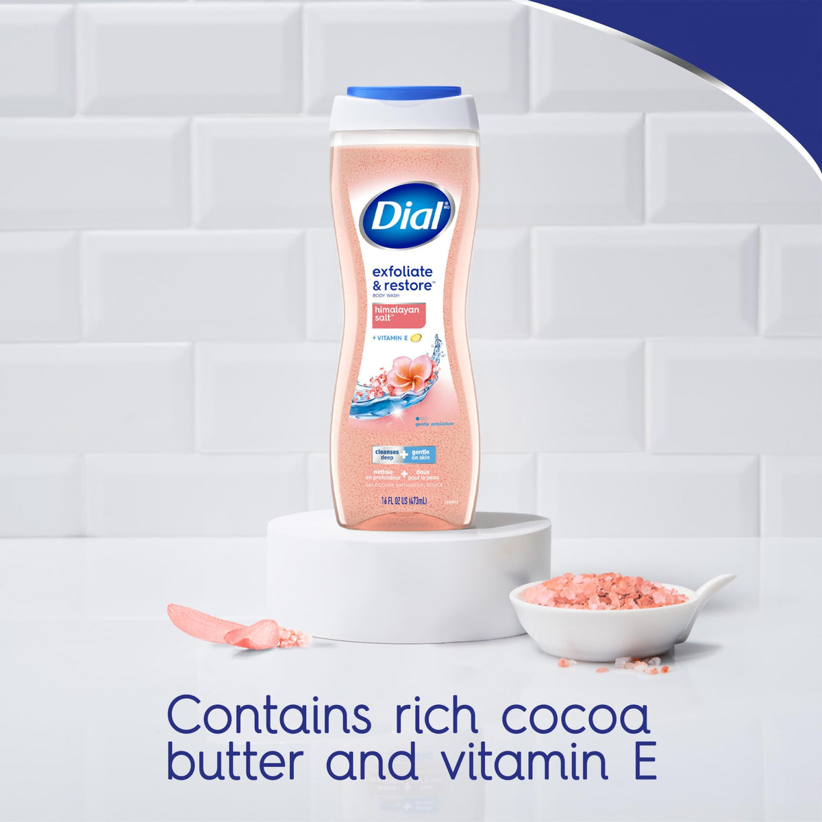 Himalayan Salt Body Wash lather on wet skin