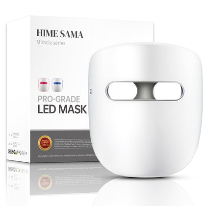 HIME SAMA LED Face Mask front view with 8 colour options