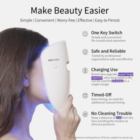 HIME SAMA LED Face Mask showing control panel