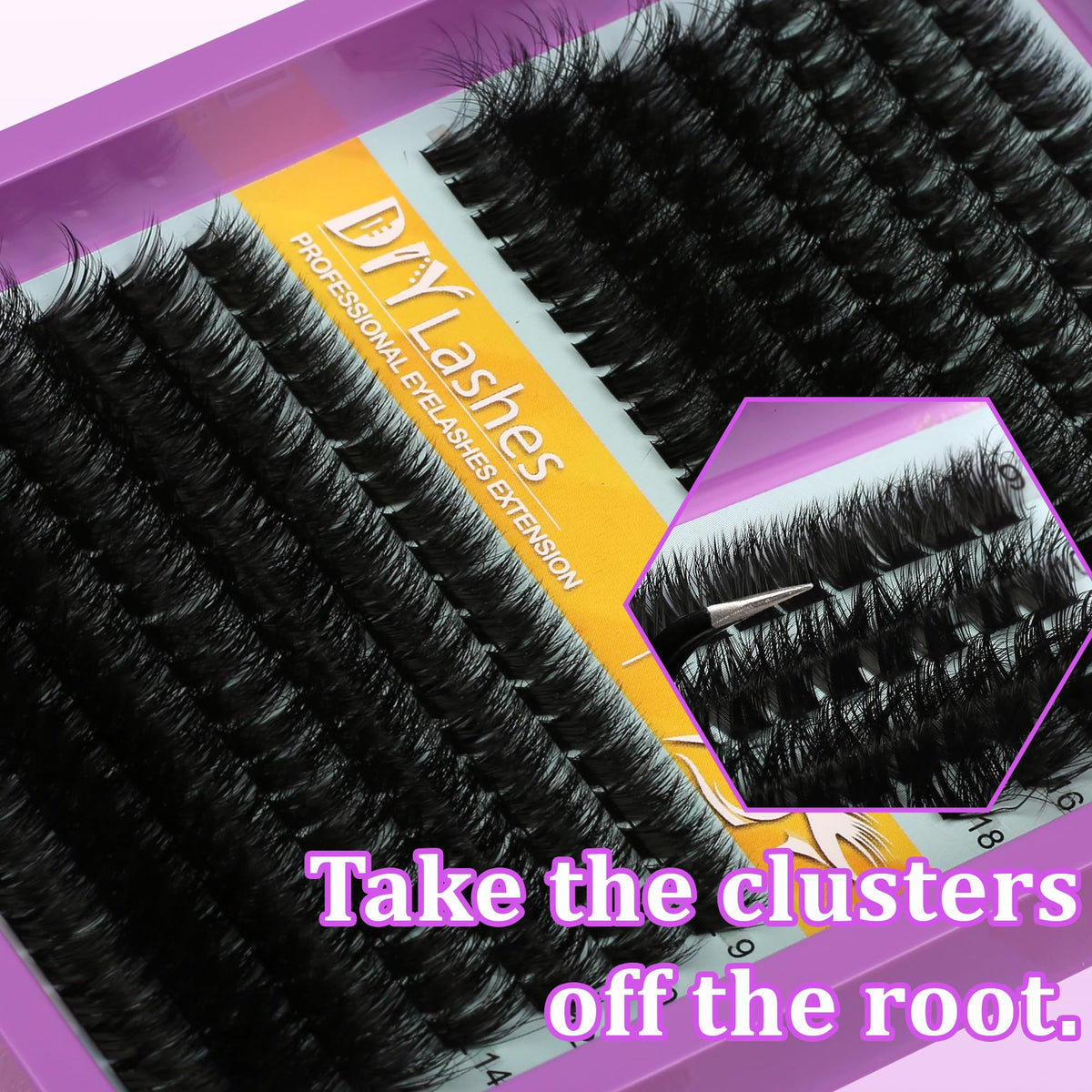 Himirell Lash Cluster 280 Pcs application process