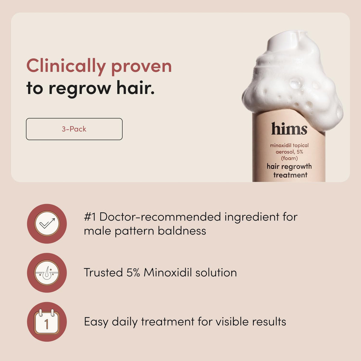 HIMS & HERS Hair Regrowth 5% packaging side view