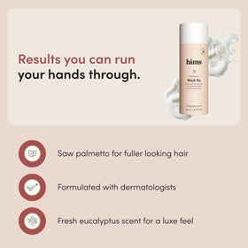 HIMS & HERS Thick Fix Shampoo packaging details