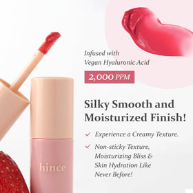 HINCE Dewy Liquid Cheek Blush application on skin
