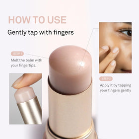 HINCE True Dimension Radiance Balm Clear Highlighter on lips