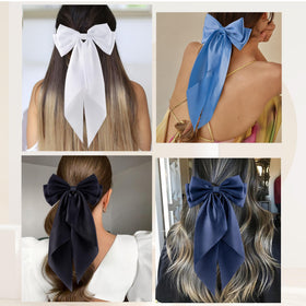 hisial Large Bow Hair Clip in a gift box presentation