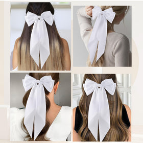 hisial Large Bow Hair Clips in various colours