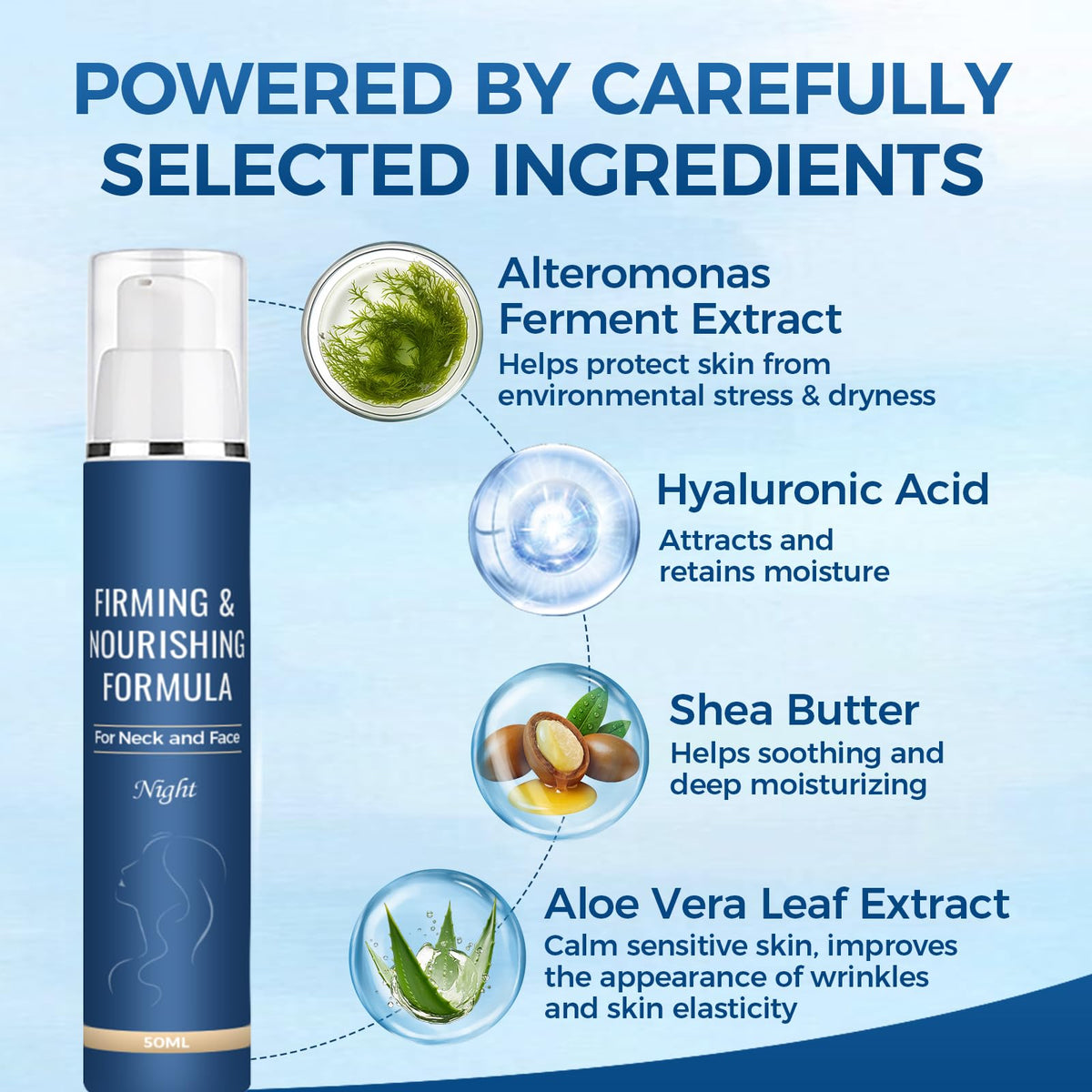 Hlonns Chelsea Day Cream application on skin