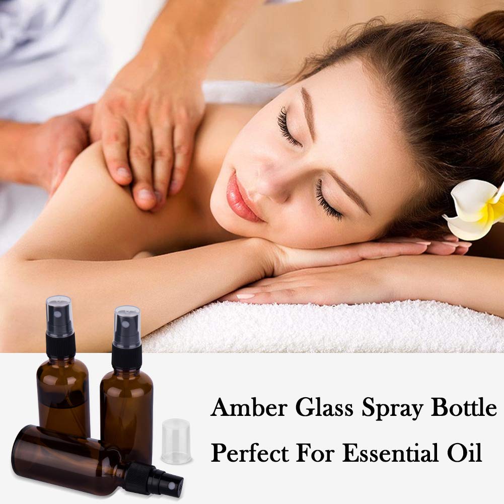 hmaimas amber glass spray bottle for essential oils