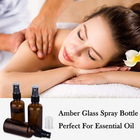 hmaimas amber glass spray bottle for essential oils