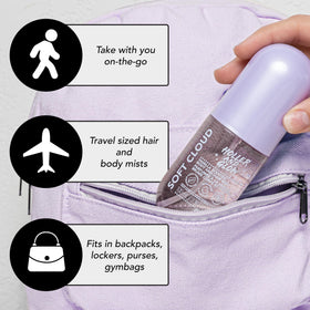 Holler & Glow Fragrance Mist Trio on a vanity