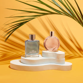 Hollister Wave Women Eau De Parfum packaging with dimensions