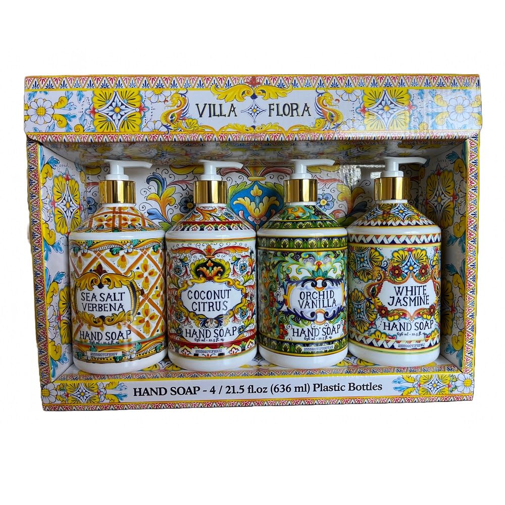 Home & Body Company Hand Soap Villa Flora Collection front view