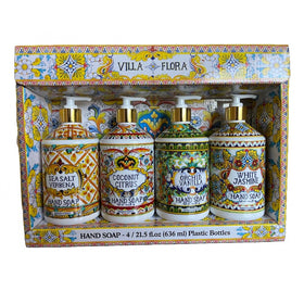 Home & Body Company Hand Soap Villa Flora Collection front view