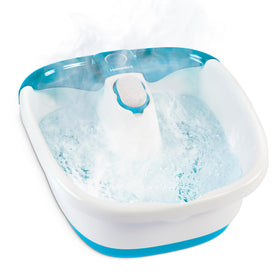 Homedics Bubble Mate Foot Spa front view with toe-touch control