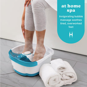 Homedics Bubble Mate Foot Spa with removable pumice stone