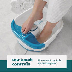Homedics Bubble Mate Foot Spa with water inside