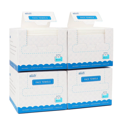 HOMEXCEL Disposable Face Towels front view in packaging