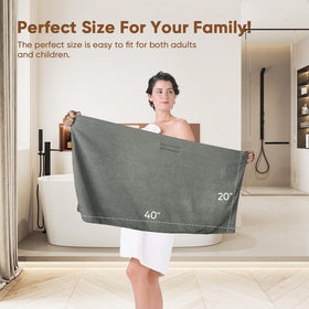 HOMEXCEL Microfiber Hair Towels vibrant colours