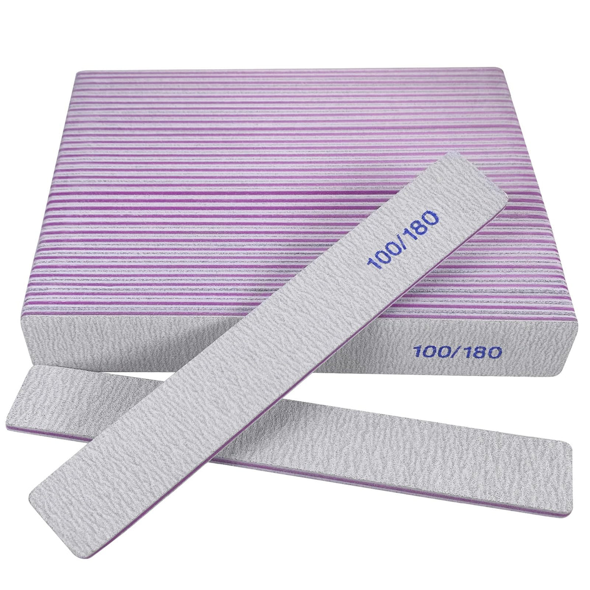 HomeyEra Nail Files 24 Pack with double-sided 100/180 grit