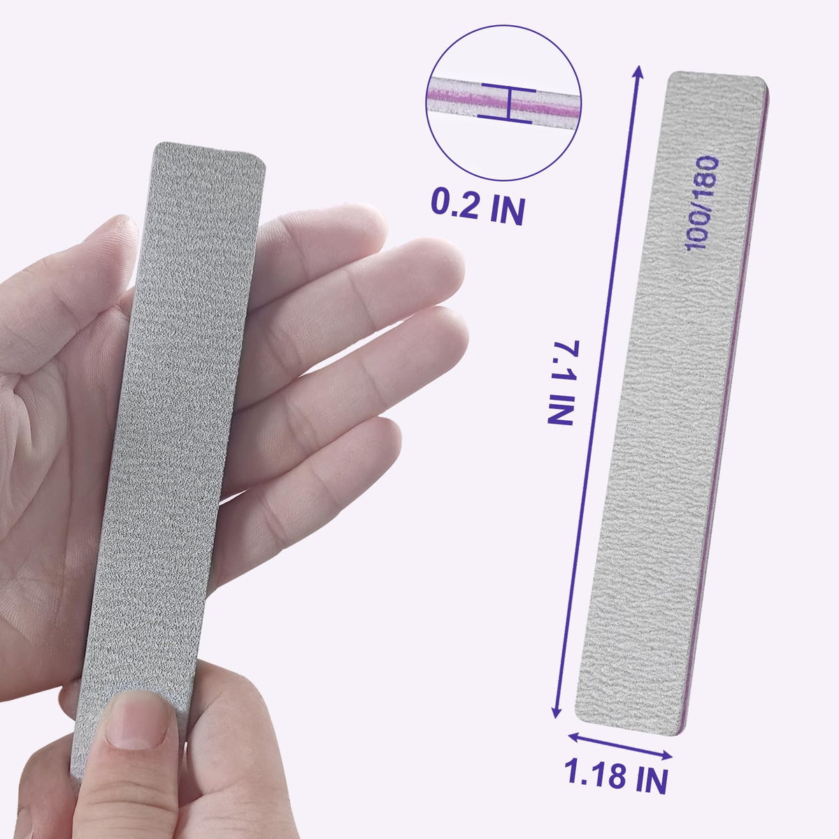 HomeyEra nail files with packaging display
