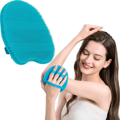 HOMMIESAFE Silicone Body Brush front view in bright colour