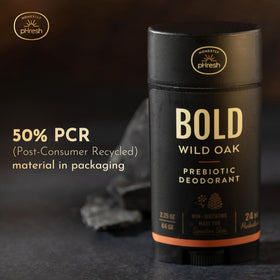 Honestly pHresh Natural Deodorant for Men, product dimensions on a scale