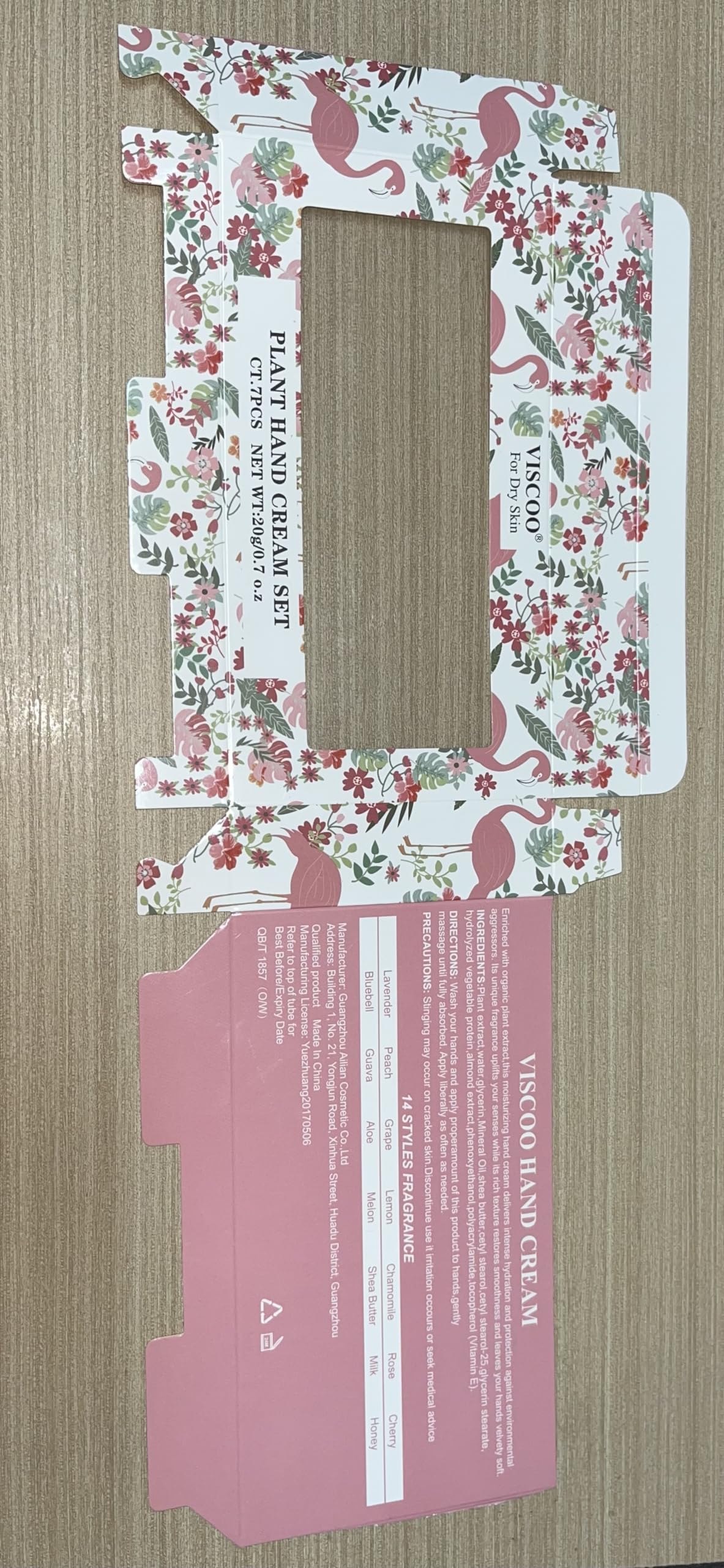 Honey hand cream from VISCOO set