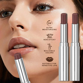 Honeynoir Nude Honey Lipstick swatches on skin