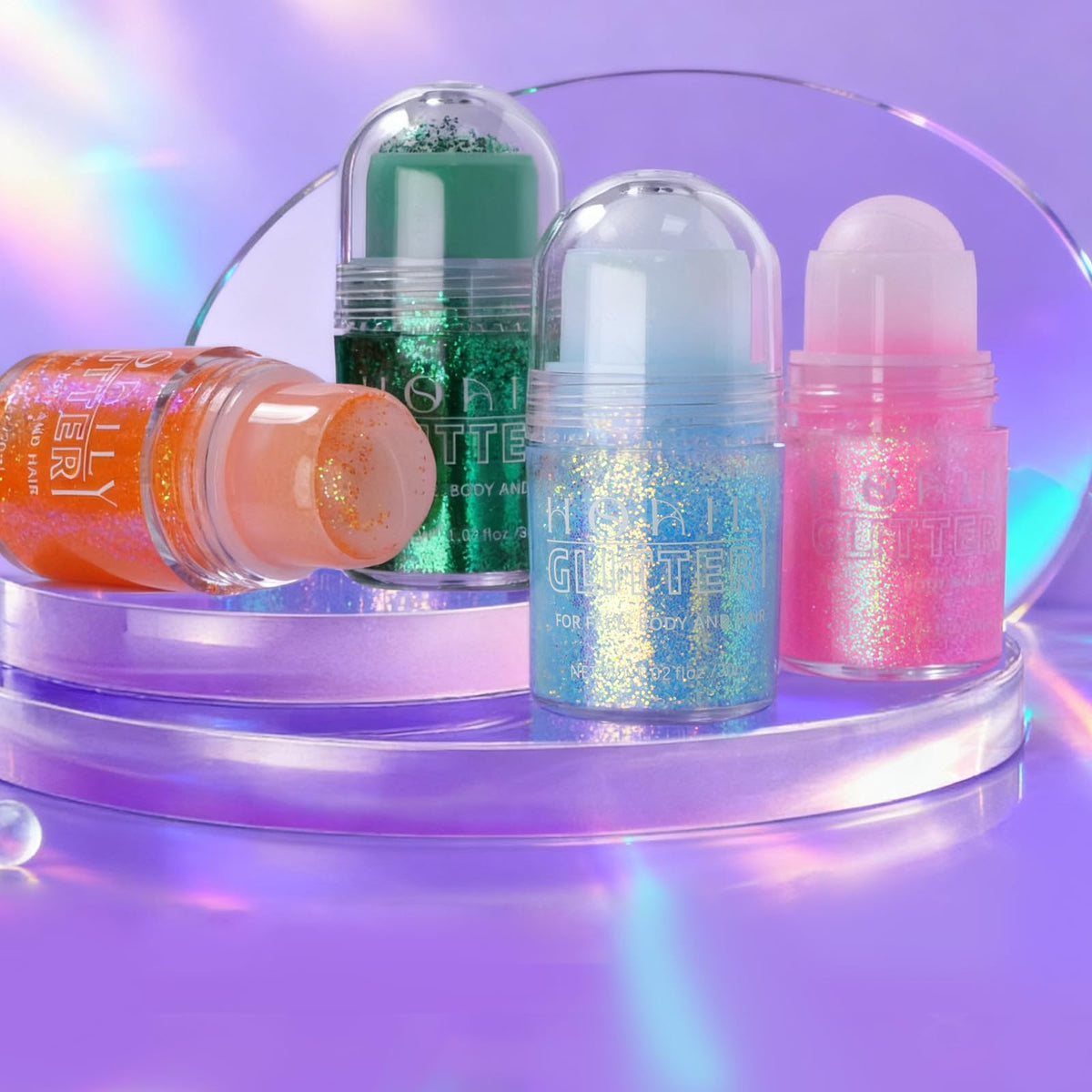 HOSAILY Body Glitter Gel with various application options