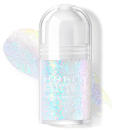HOSAILY Roll-on Holographic Body Glitter Gel Golden Ocean front view