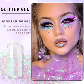 HOSAILY Roll-on Holographic Body Glitter Gel in various colours