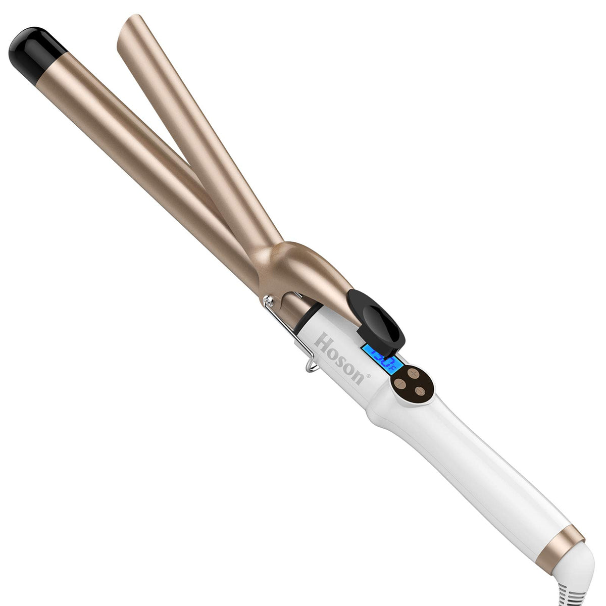 Hoson 1 Inch Curling Iron front view with LCD display