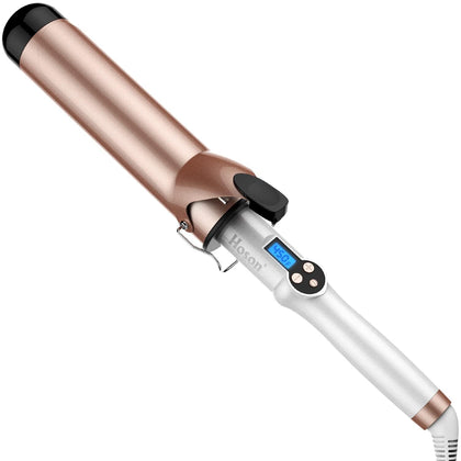 Hoson 2 Inch Curling Iron front view with LCD display