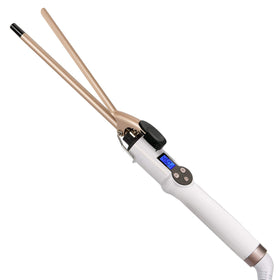 Hoson 3/8 Inch Curling Iron front view in gold