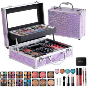 Hot Sugar Deluxe Makeup Kit front view in purple