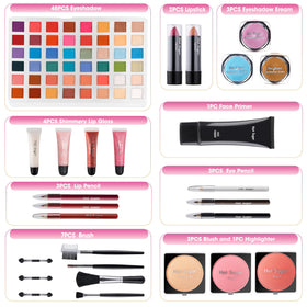 Hot Sugar lip glosses and lipsticks from the Beginner Makeup Kit