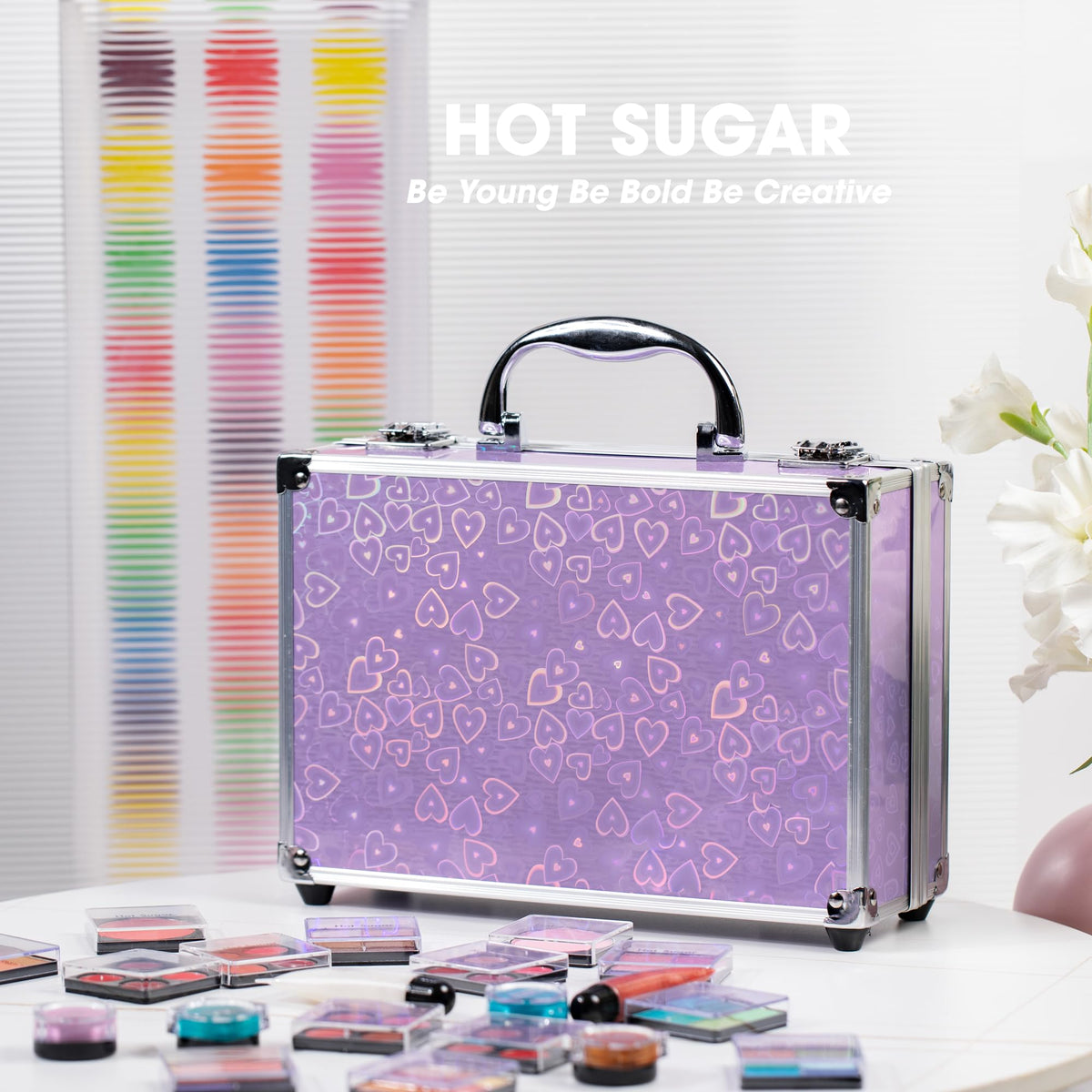 Hot Sugar Makeup Kit displayed with vibrant colours