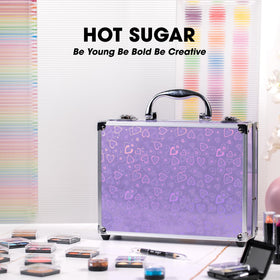 Hot Sugar Makeup Kit with all included items displayed