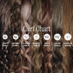 HOT TOOLS 24K Gold Curling Iron with curls styled