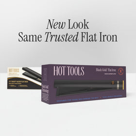 HOT TOOLS Black Gold Flat Iron lifestyle scene