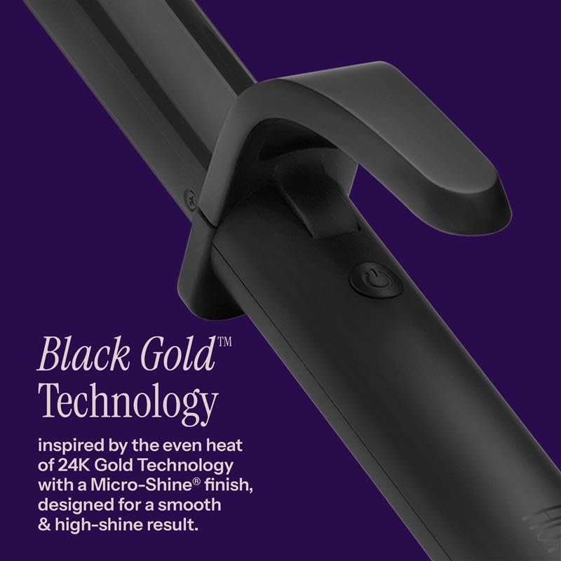 HOT TOOLS Curling Iron digital display showing temperature settings