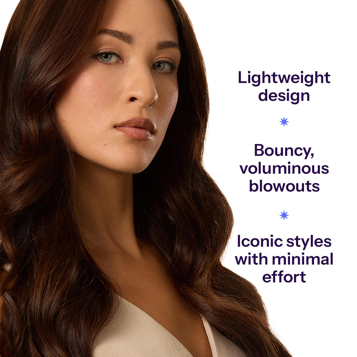 HOT TOOLS Hot Air Styling Brush 1” Black side view