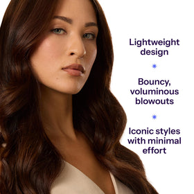HOT TOOLS Hot Air Styling Brush 1” Black side view
