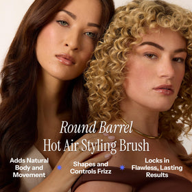HOT TOOLS Hot Air Styling Brush 1” Black with professional cord