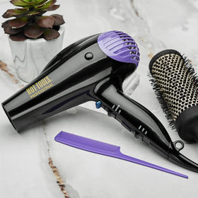 HOT TOOLS Professional Ionic Hair Dryer black in lifestyle setting