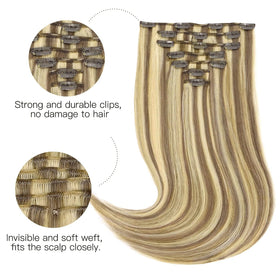 hotbanana 22 Inch Clip In Hair Extensions packaging