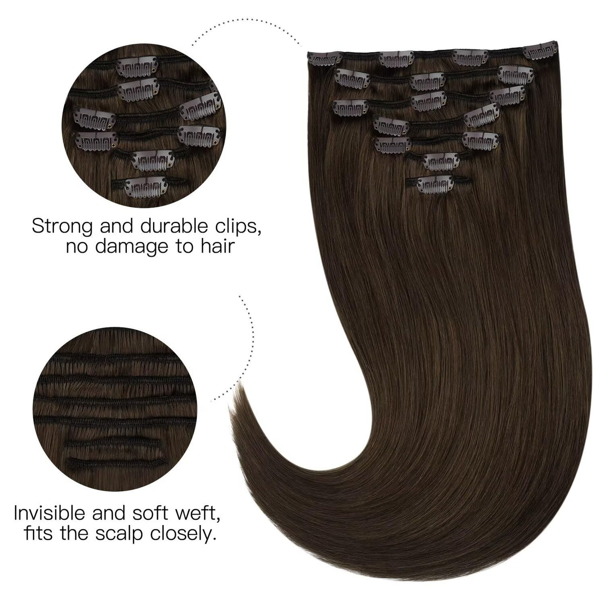 hotbanana Clip in Extensions packaging and contents