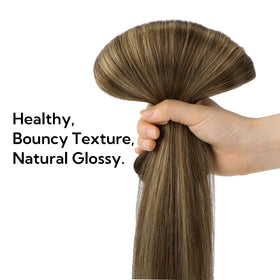 hotbanana Clip in Hair Extensions 14 inch length comparison