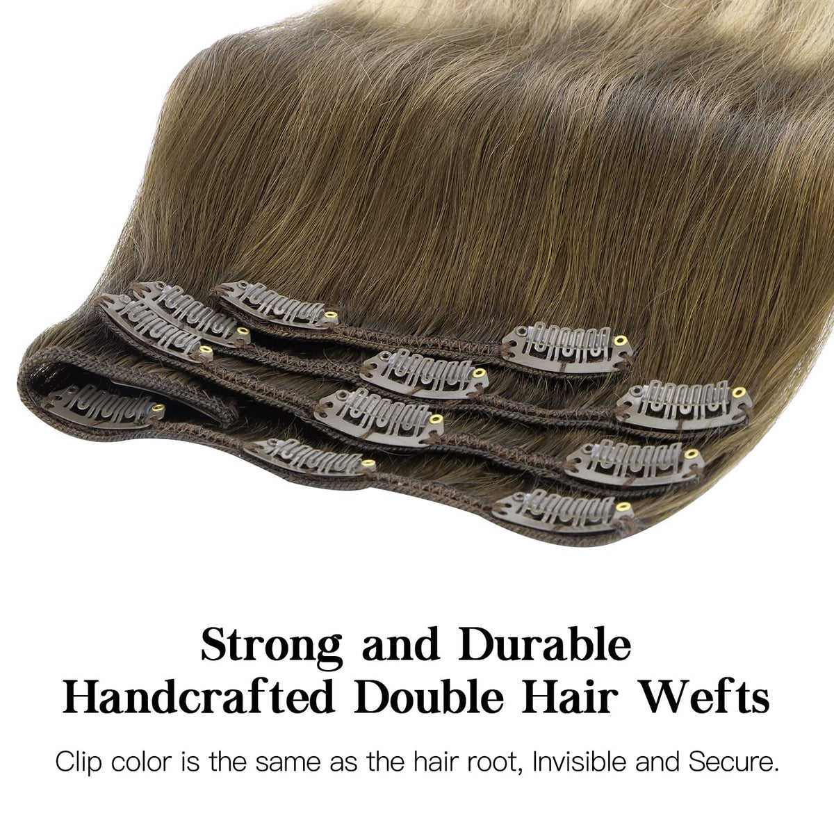 hotbanana Clip in Hair Extensions displayed on a model