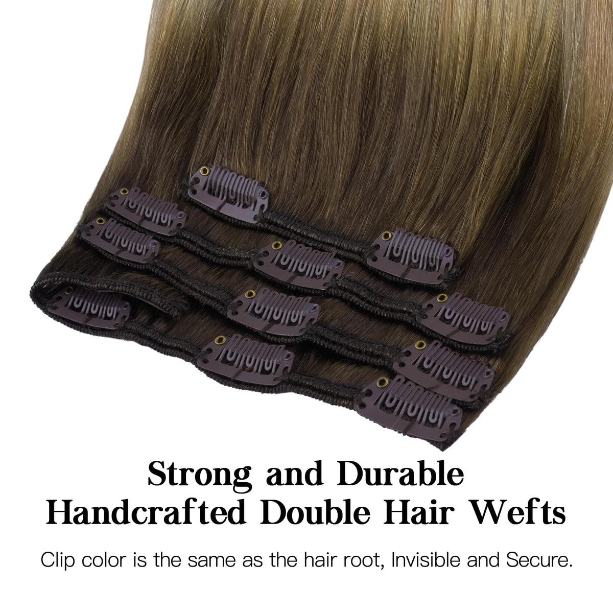 hotbanana Clip in Hair Extensions straightened
